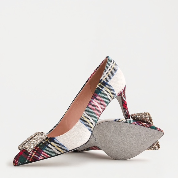 New JCREW Colette Pumps in Snowy Stewart Tartan - Picture 3 of 6